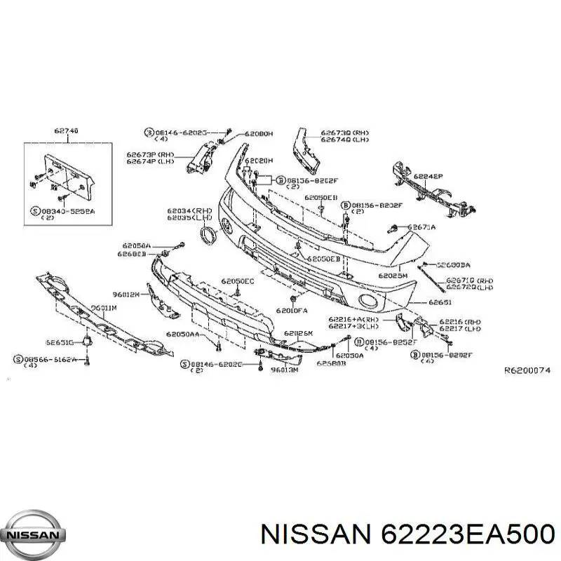  62223EA500 Nissan