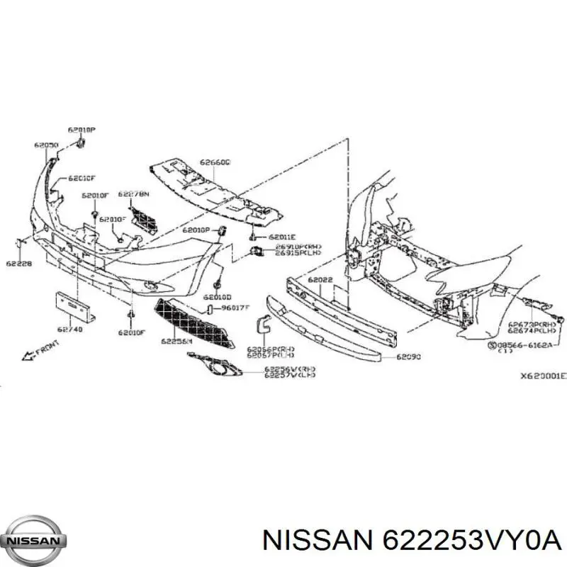 622253VY0A Nissan 