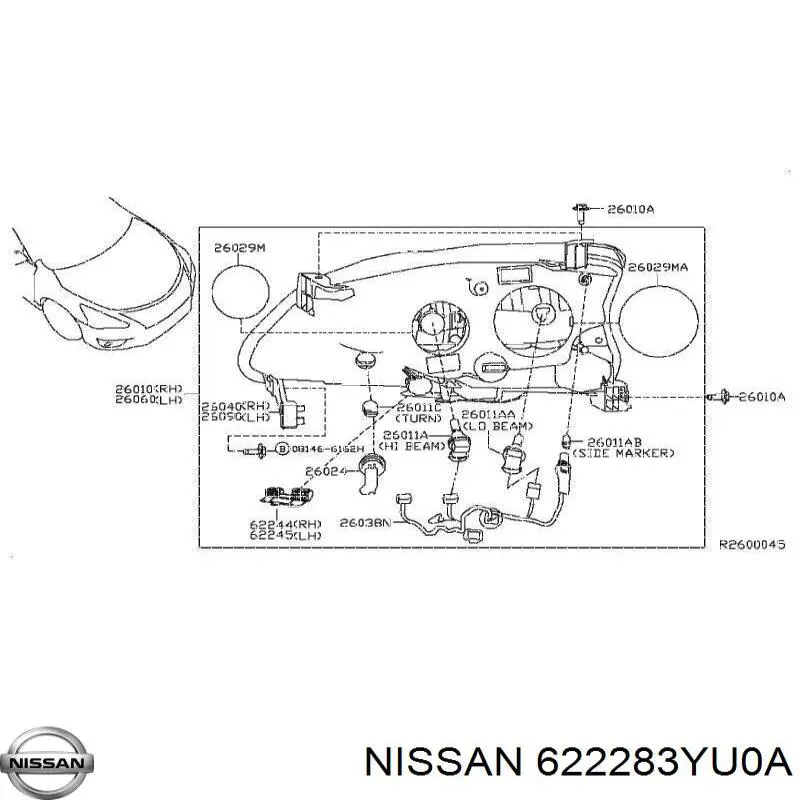 622283YU0A Nissan/Infiniti 