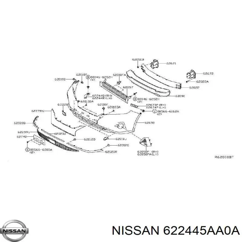  622445AA0A Nissan