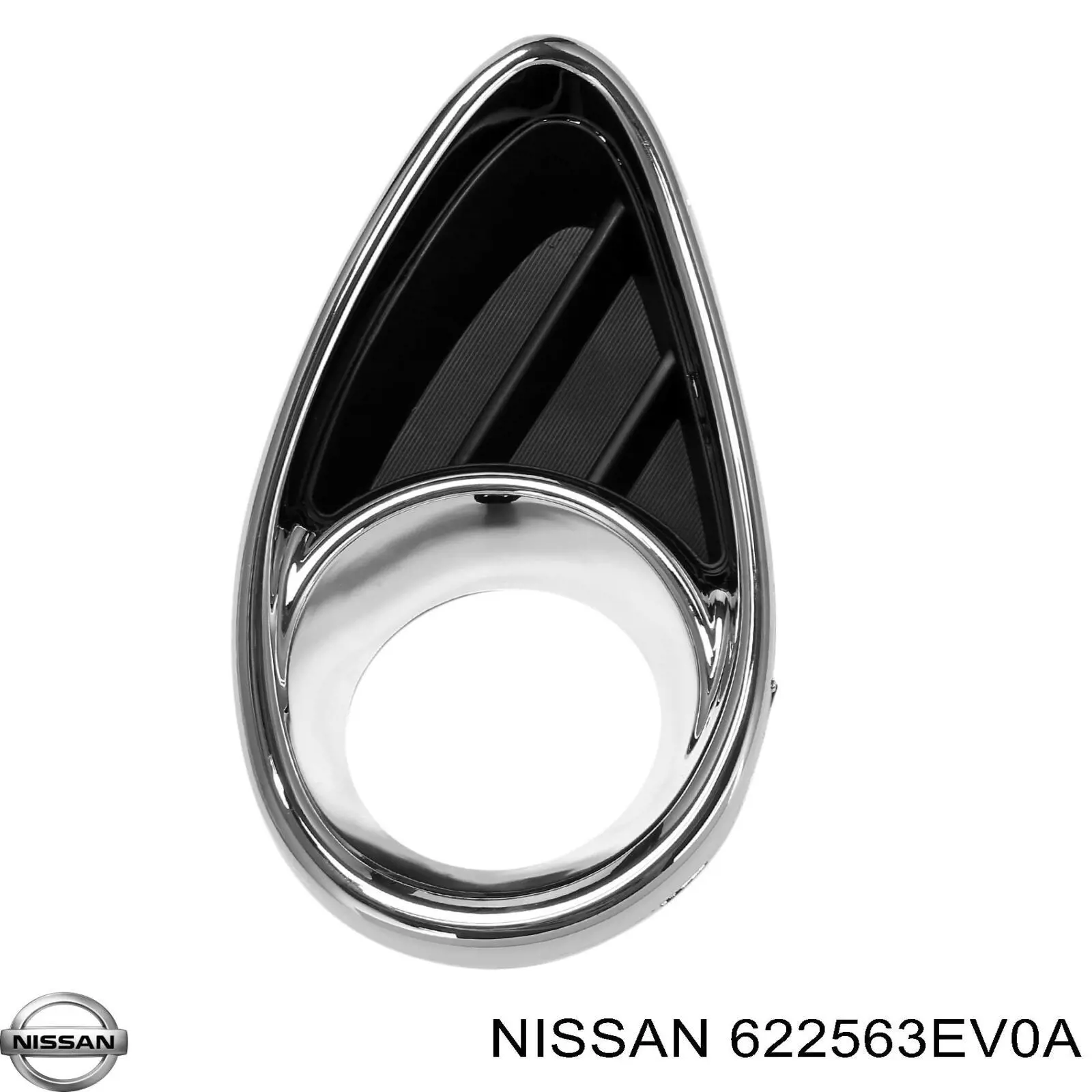 Заглушка, решетка противотуманных фар бампера переднего, правая Nissan/Infiniti 622563EV0A цена, от 30.10 USD