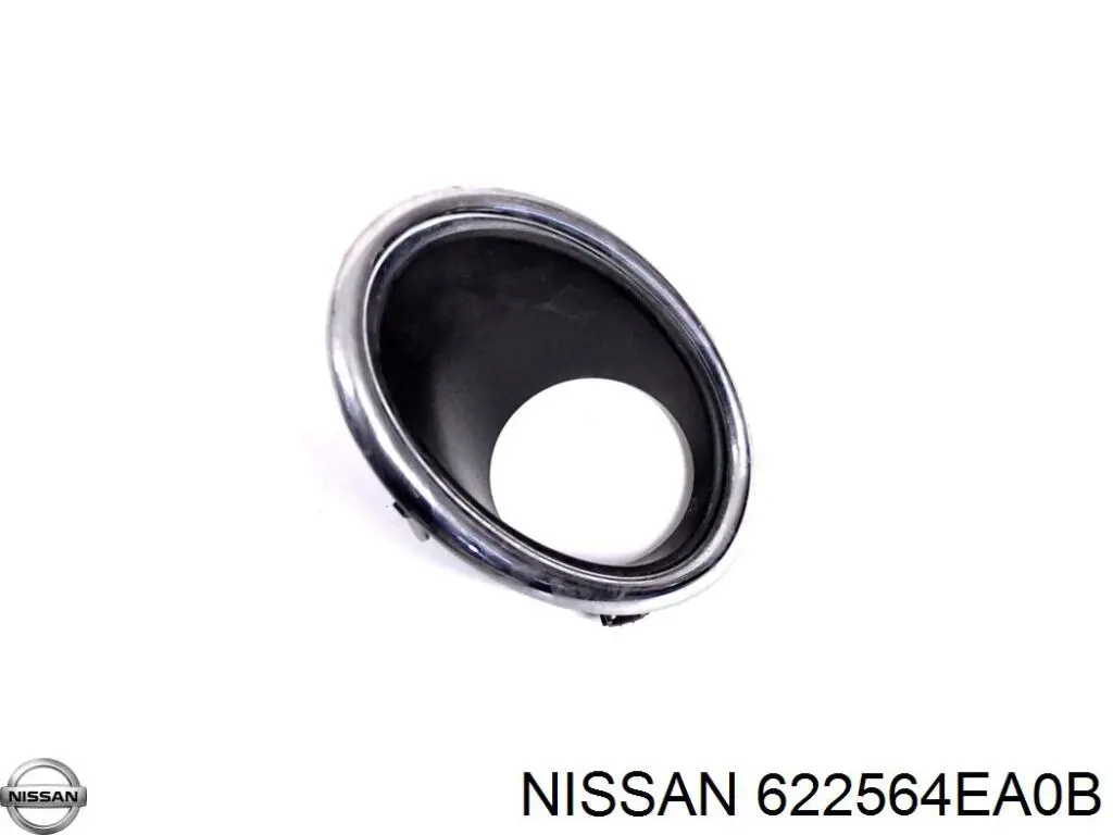 Tampão (grelha) das luzes de nevoeiro do pára-choque dianteiro direito para Nissan Qashqai (J11)