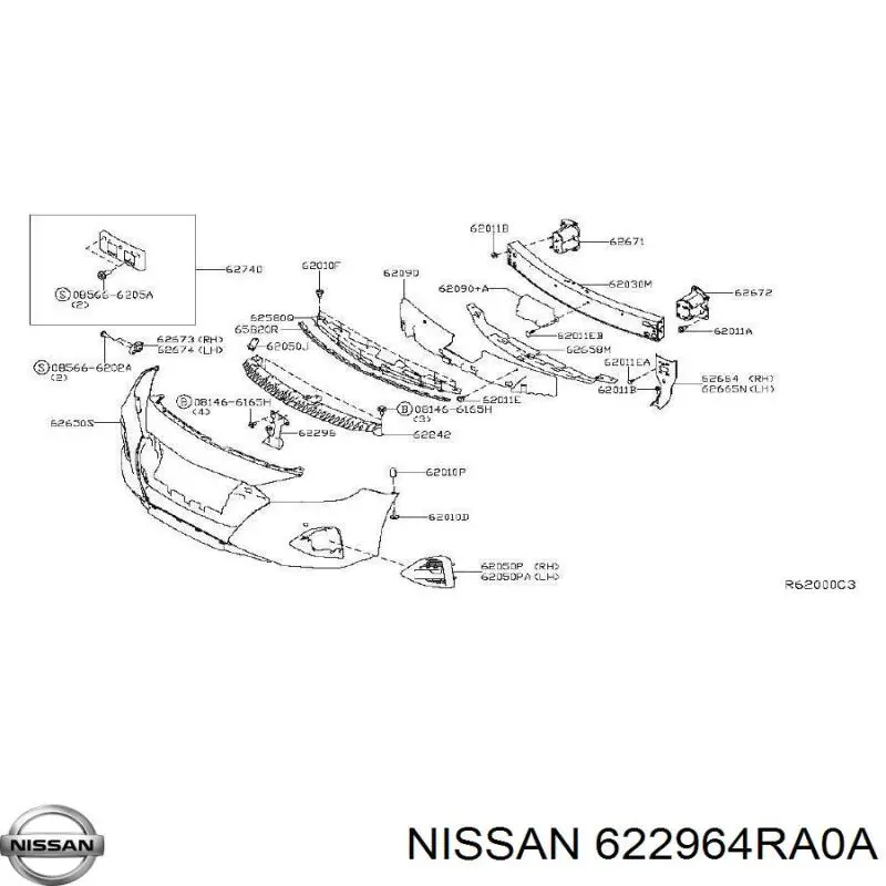 622964RA0A Nissan 