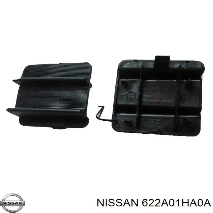 622A01HA0A Nissan/Infiniti Передняя заглушка бампера буксировочного крюка