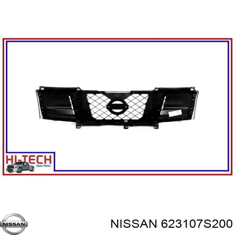 Решетка радиатора 623107S200 Nissan/Infiniti