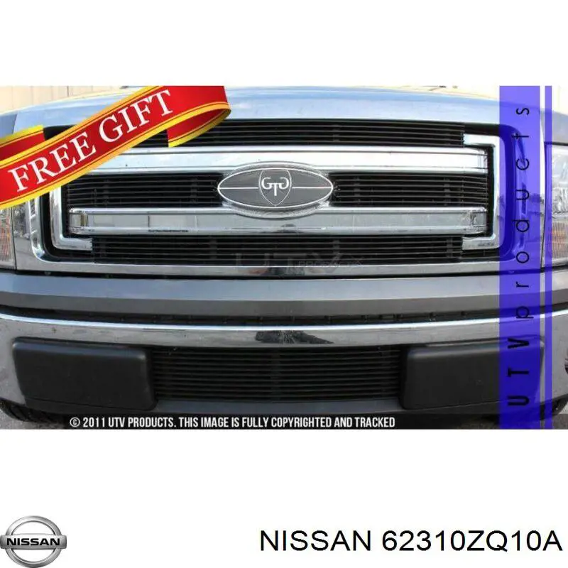 Облицовка радиатора Nissan/Infiniti 62310ZQ10A цена, от 825.21 USD