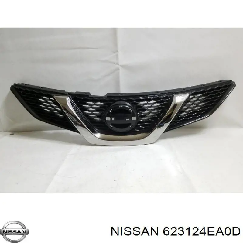 Решетка радиатора на Nissan Qashqai 2 (Ниссан Кашкай)