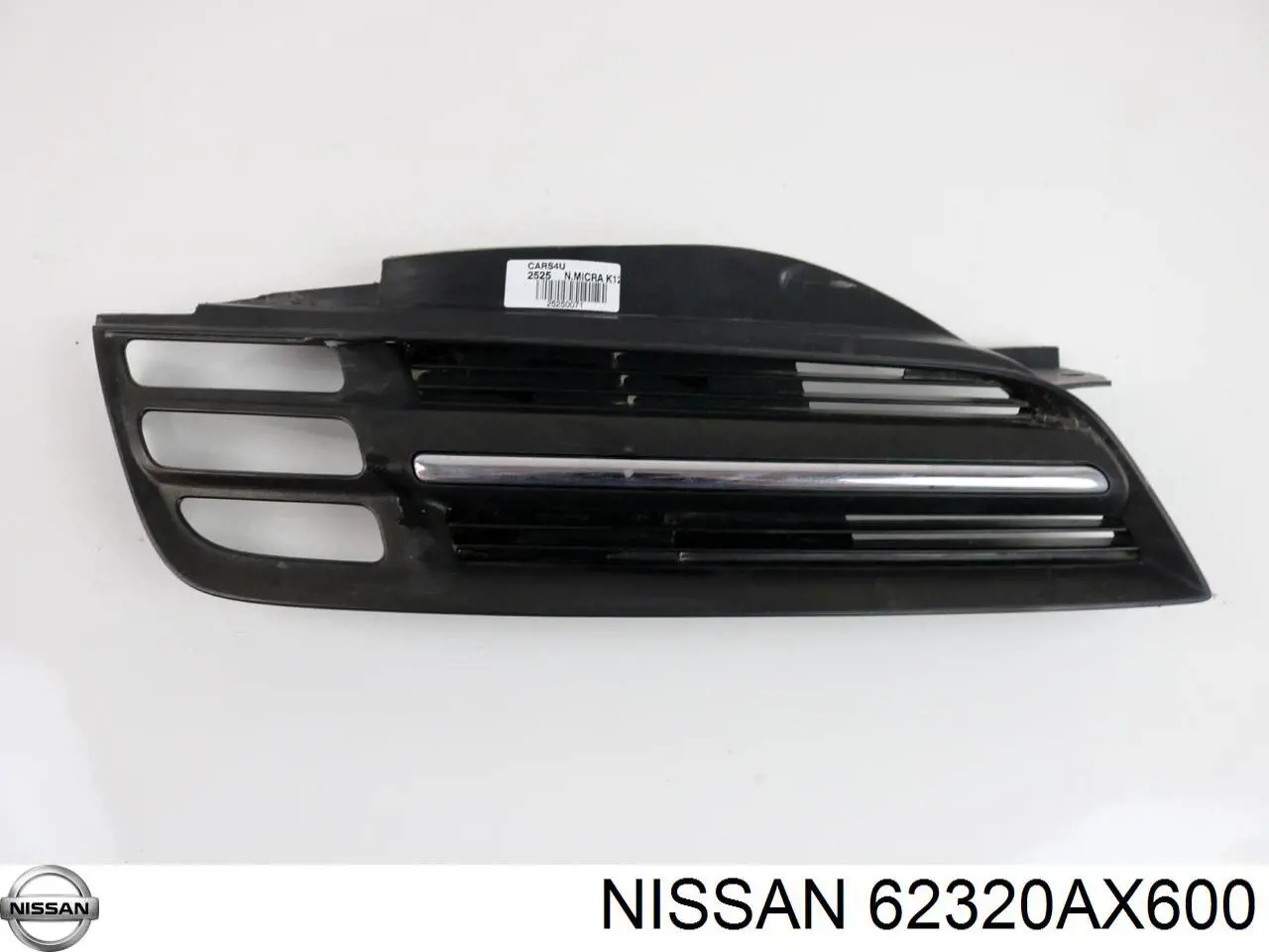 62320AX600 Nissan grelha do radiador direita