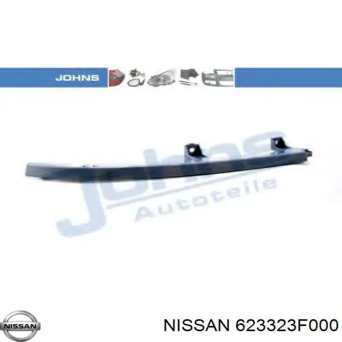 623323F000 Nissan ресничка (накладка левой фары)