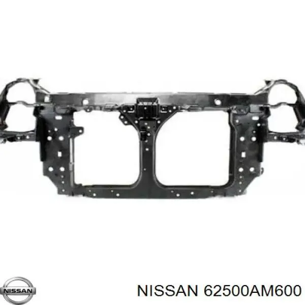 62500AM600 Nissan суппорт радиатора в сборе (монтажная панель крепления фар)