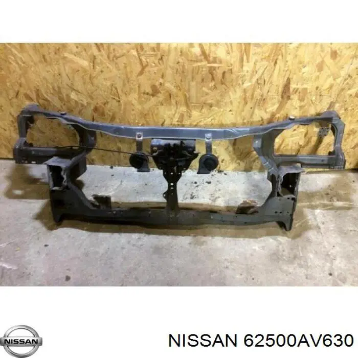 62500AV630 Nissan суппорт радиатора в сборе (монтажная панель крепления фар)