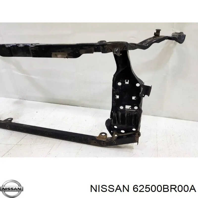 62500BR00A Nissan suporte do radiador montado (painel de montagem de fixação das luzes)