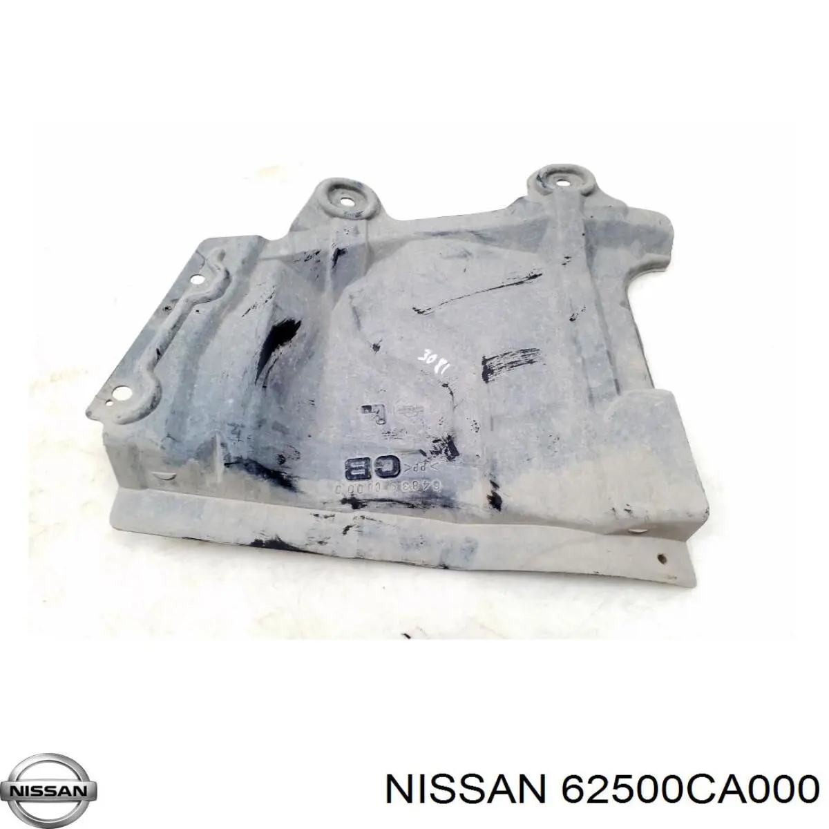 62500CC40A Nissan суппорт радиатора в сборе (монтажная панель крепления фар)