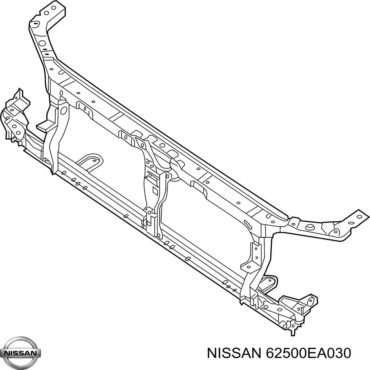 Купить 62500EA030 Nissan/Infiniti Установочная панель передняя