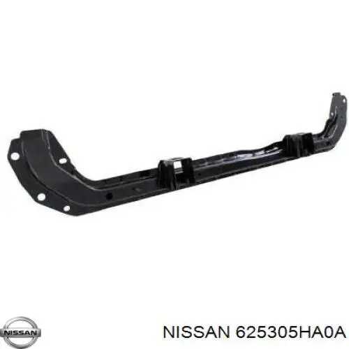 625305HA0A Nissan суппорт радиатора нижний (монтажная панель крепления фар)