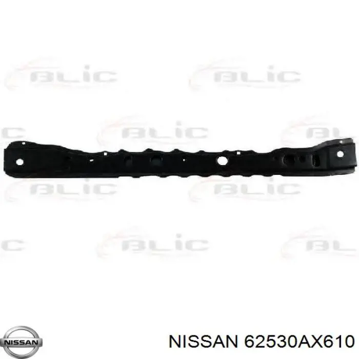 62530AX610 Nissan суппорт радиатора нижний (монтажная панель крепления фар)