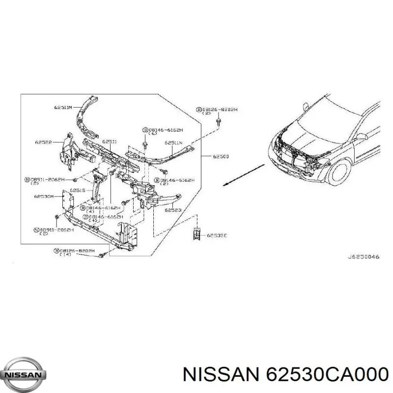 62530CA000 Nissan/Infiniti 
