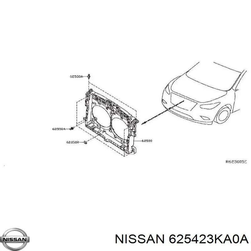  Nissan/Infiniti 625423KA0A цена, от 11.91 USD