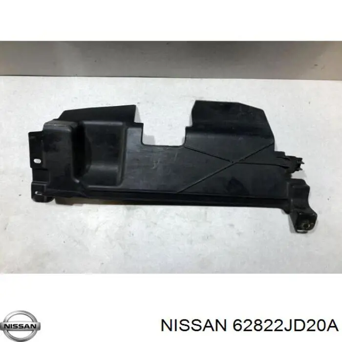 Воздуховод (дефлектор) радиатора правый Nissan/Infiniti 62822JD20A цена, от 22.80 USD