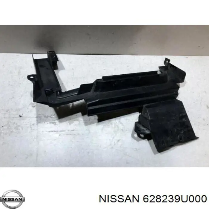 Conduto de ar (defletor) esquerdo do radiador para Nissan Note (E11)