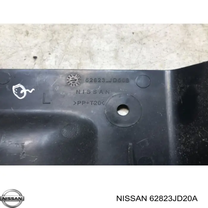 Воздуховод (дефлектор) радиатора левый Nissan/Infiniti 62823JD20A цена, от 13.83 USD