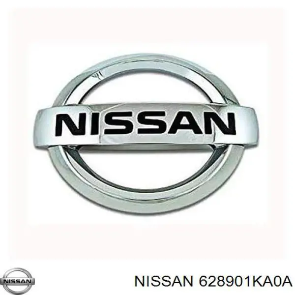 Эмблема решетки радиатора Nissan 628901KA0A