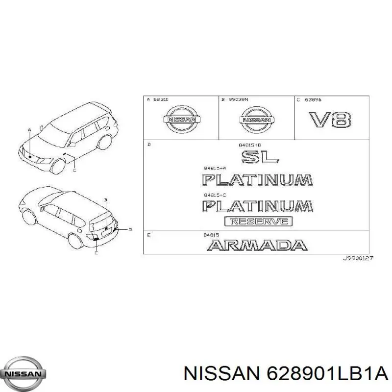 628901LB1A Nissan/Infiniti 