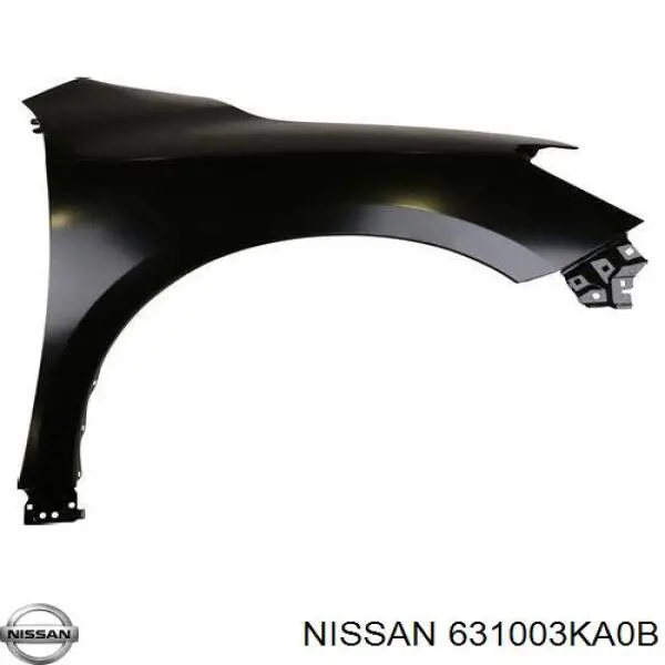 Крыло переднее правое Nissan 631003KA0B