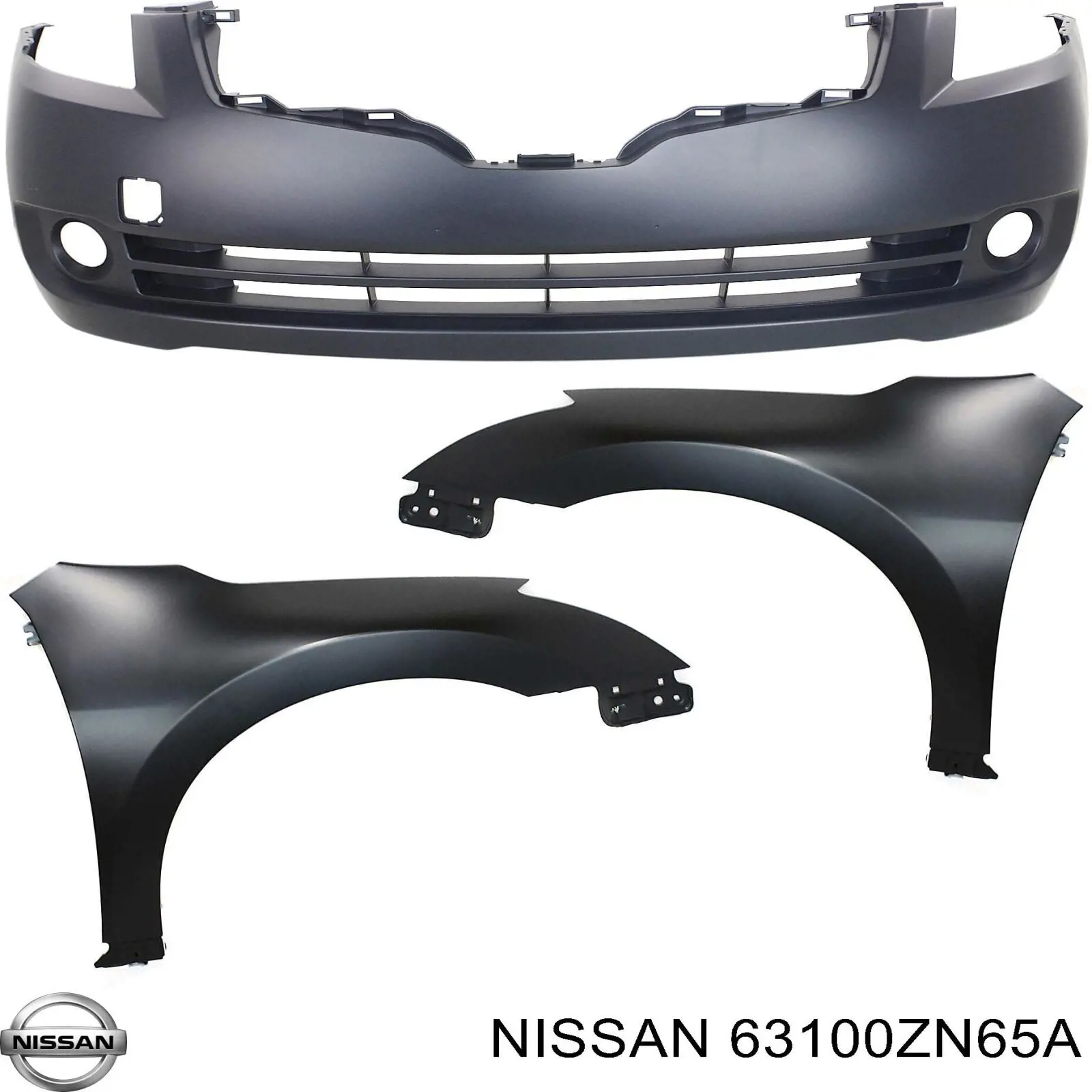 63100ZN65A Nissan/Infiniti Переднее правое крыло