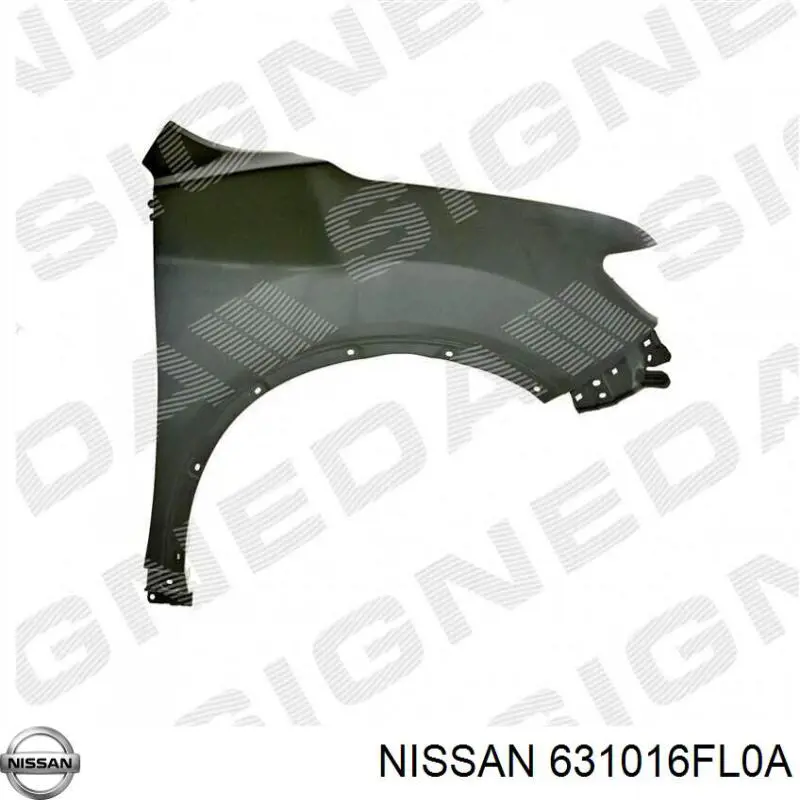 Крыло переднее левое YIH Sheng FN0049BL цена, от 68.95 USD