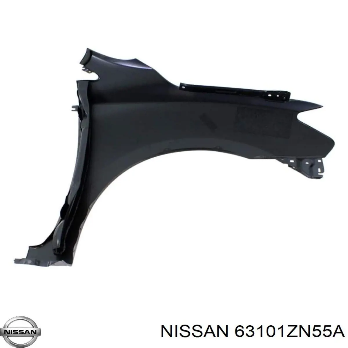 Крыло переднее левое 63101ZN55A Nissan/Infiniti