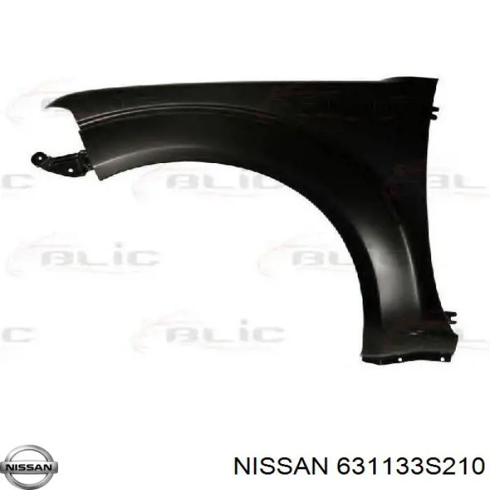 Крыло переднее левое 631133S210 Nissan