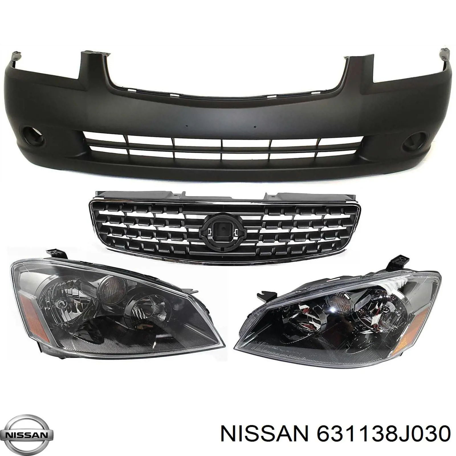 Переднее левое крыло на Nissan Altima L31 