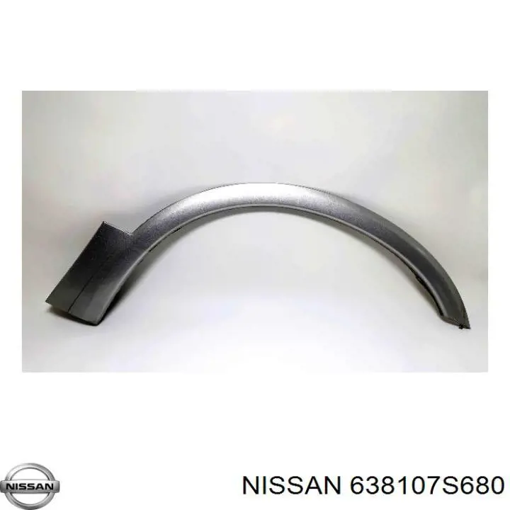 Купить 638107S680 Nissan/Infiniti Молдинг передней арки колеса, правый