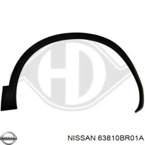 Молдинг передней арки колеса, правый FPS FP5015336 цена, от 36.32 USD
