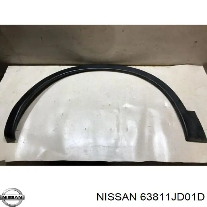 Расширитель (накладка) арки переднего крыла левый Nissan/Infiniti 63811JD01D цена, от 41.30 USD