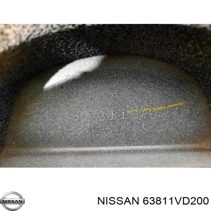 Расширитель (накладка) арки переднего крыла левый Nissan/Infiniti 63811VD200 цена, от 296.90 USD