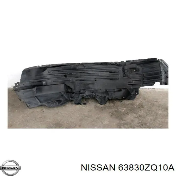 Правый подкрылок переднего крыла Nissan/Infiniti 63830ZQ10A цена, от 53.55 USD