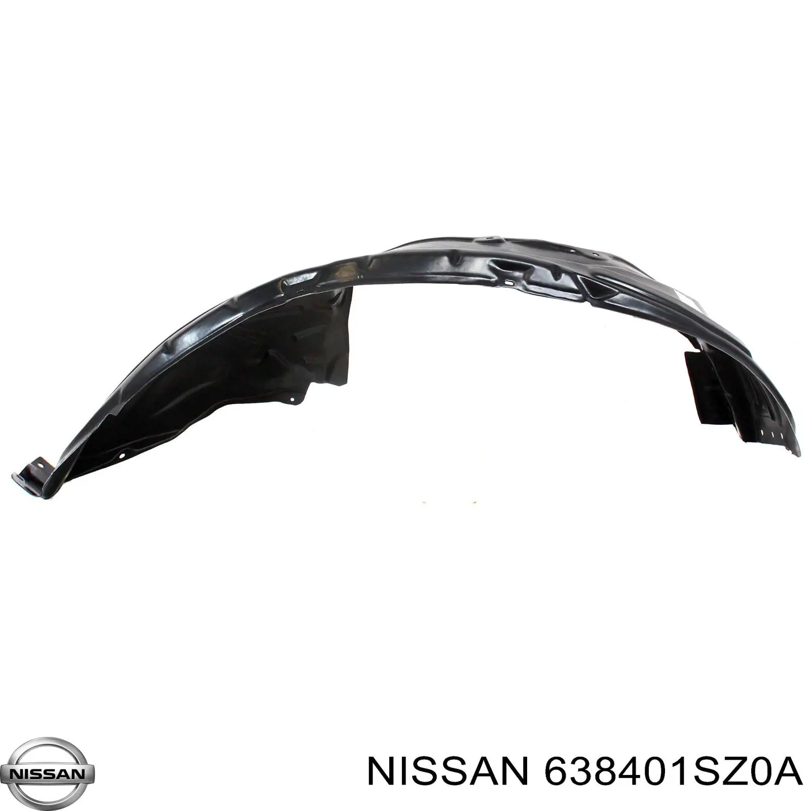 Guarda-barras direito do pára-lama dianteiro para Nissan Murano (Z51)