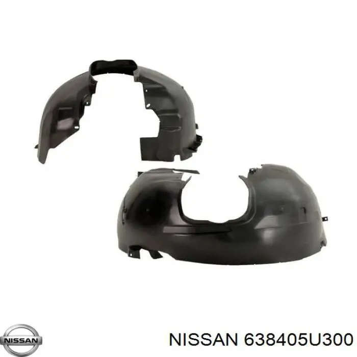 Подкрыльник переднего крыла, правый на Nissan Almera TINO V10