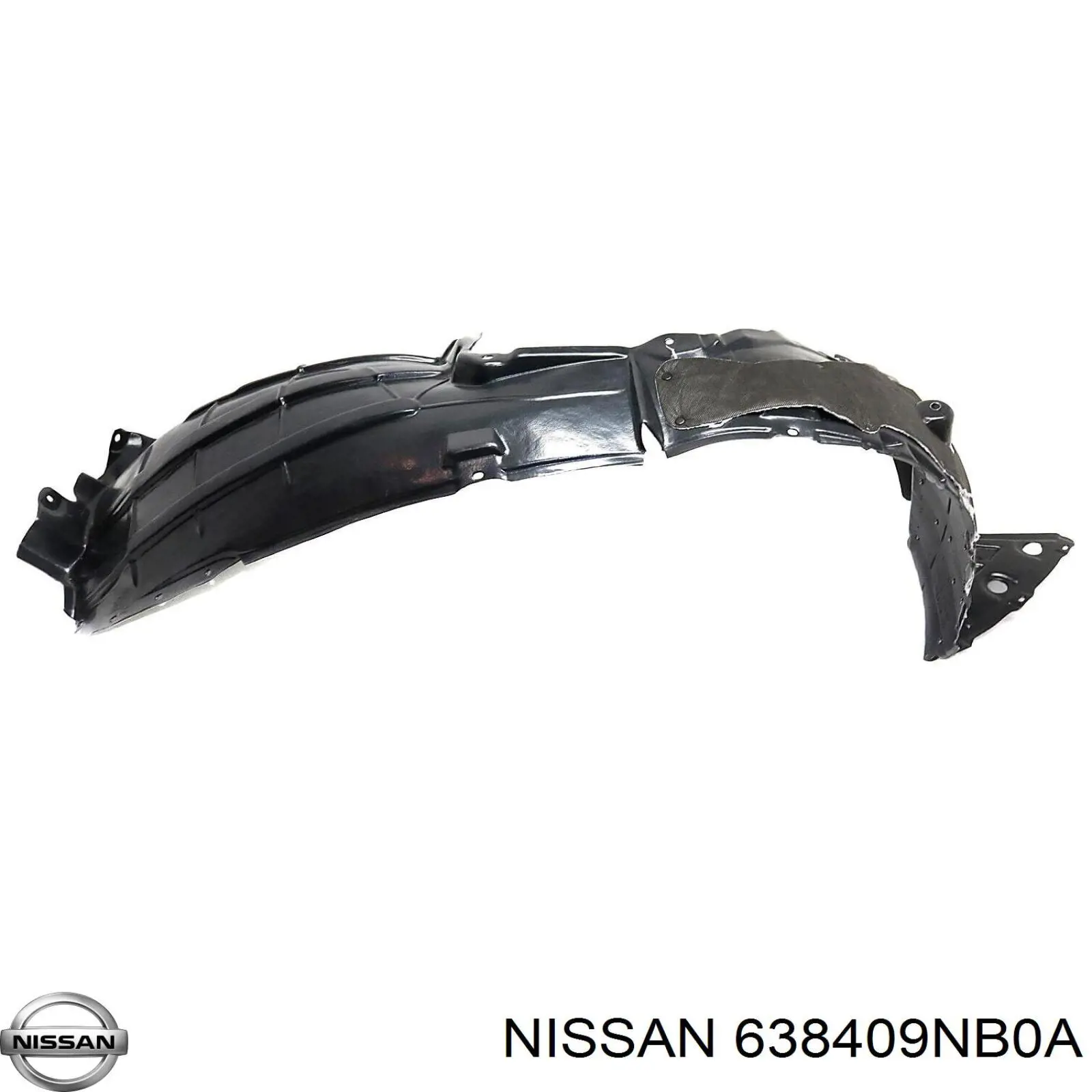 Подкрылок крыла переднего правый Nissan 638409NB0A