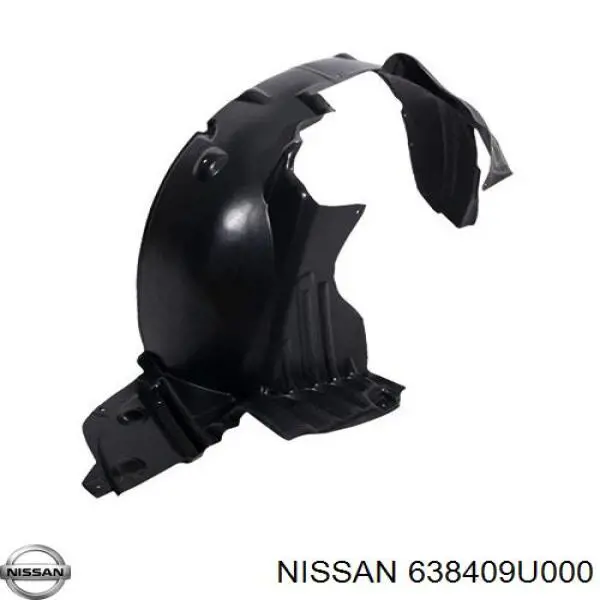 Подкрылок передний правый 638409U000 Nissan