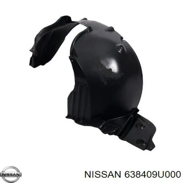 Правый подкрылок переднего крыла Nissan/Infiniti 638409U000 цена, от 14.66 USD