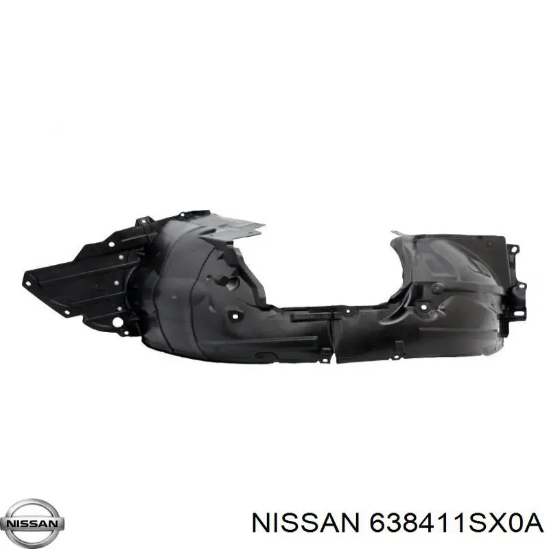 Подкрылок крыла переднего левый Nissan/Infiniti 638411SX0A цена, от 23.70 USD
