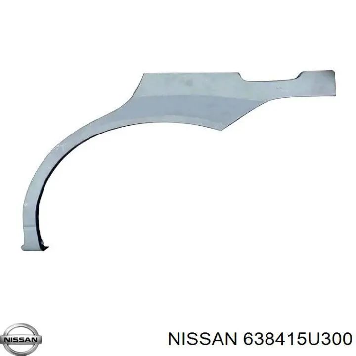 Подкрылок крыла переднего левый Nissan/Infiniti 638415U300 цена, от 109.89 USD