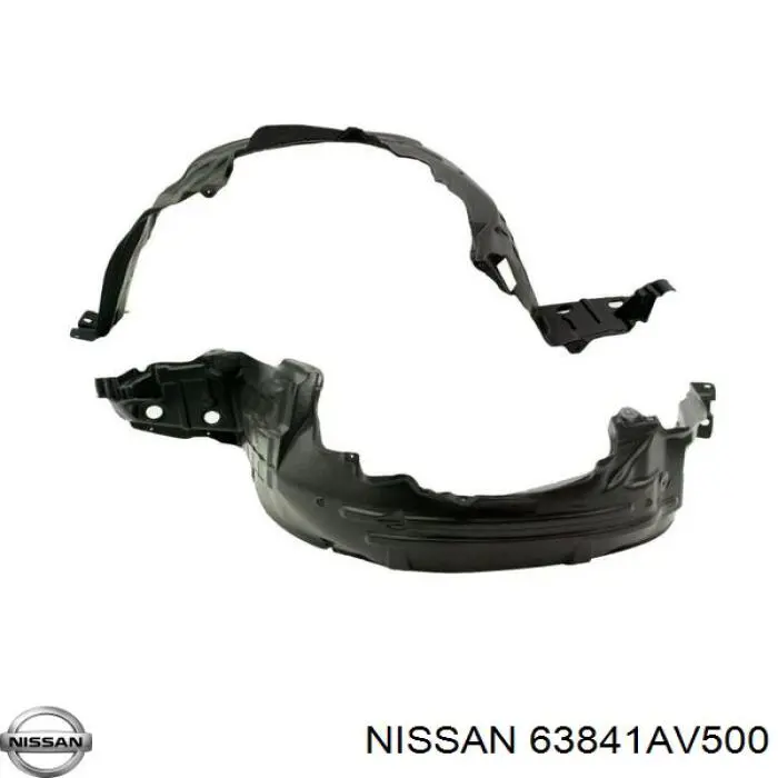 Подкрылок передний левый 63841AV500 Nissan