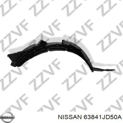 Подкрылок передний левый 63841JD50A Nissan