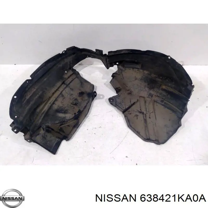 Подкрылок крыла переднего правый Nissan 638421KA0A
