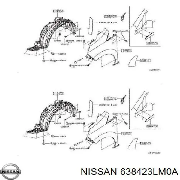  638423LM0A Nissan