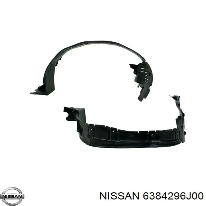 Подкрылок переднего крыла, правый Nissan/Infiniti 6384296J00
